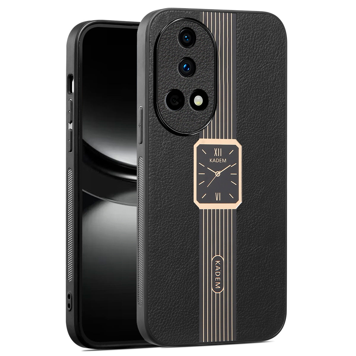 KADEM For Huawei nova 12 5G Case PU+TPU+Acrylic Electroplated Smartphone Cover KADEM For Huawei nova 12 5G Case PU+TPU+Acrylic Electroplated Smartphone Cover